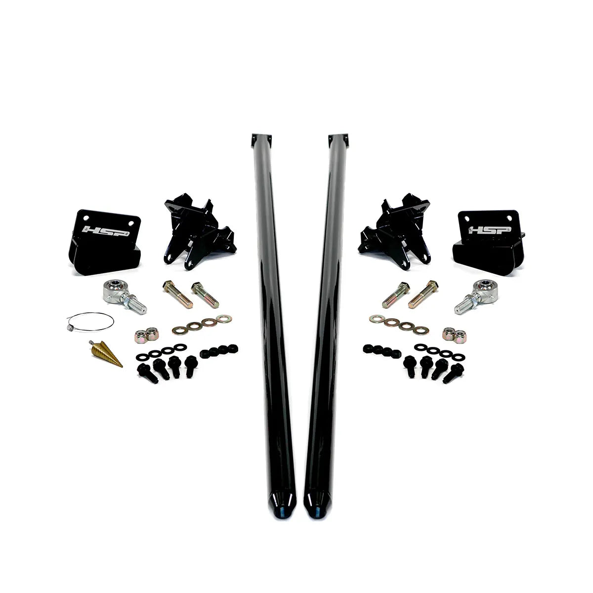 HSP Diesel 58 Inch Bolt On Traction Bars for 4 Inch Axle Diameter 2011-2019 Chevrolet and GMC LML / L5P Duramax