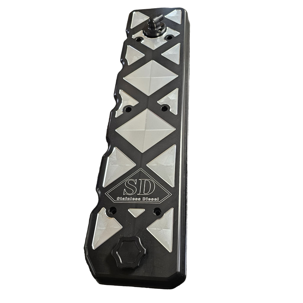 Anodized Black Billet Aluminum Valve Cover | 2006-2023 Dodge Ram 5.9 6.7 Cummins