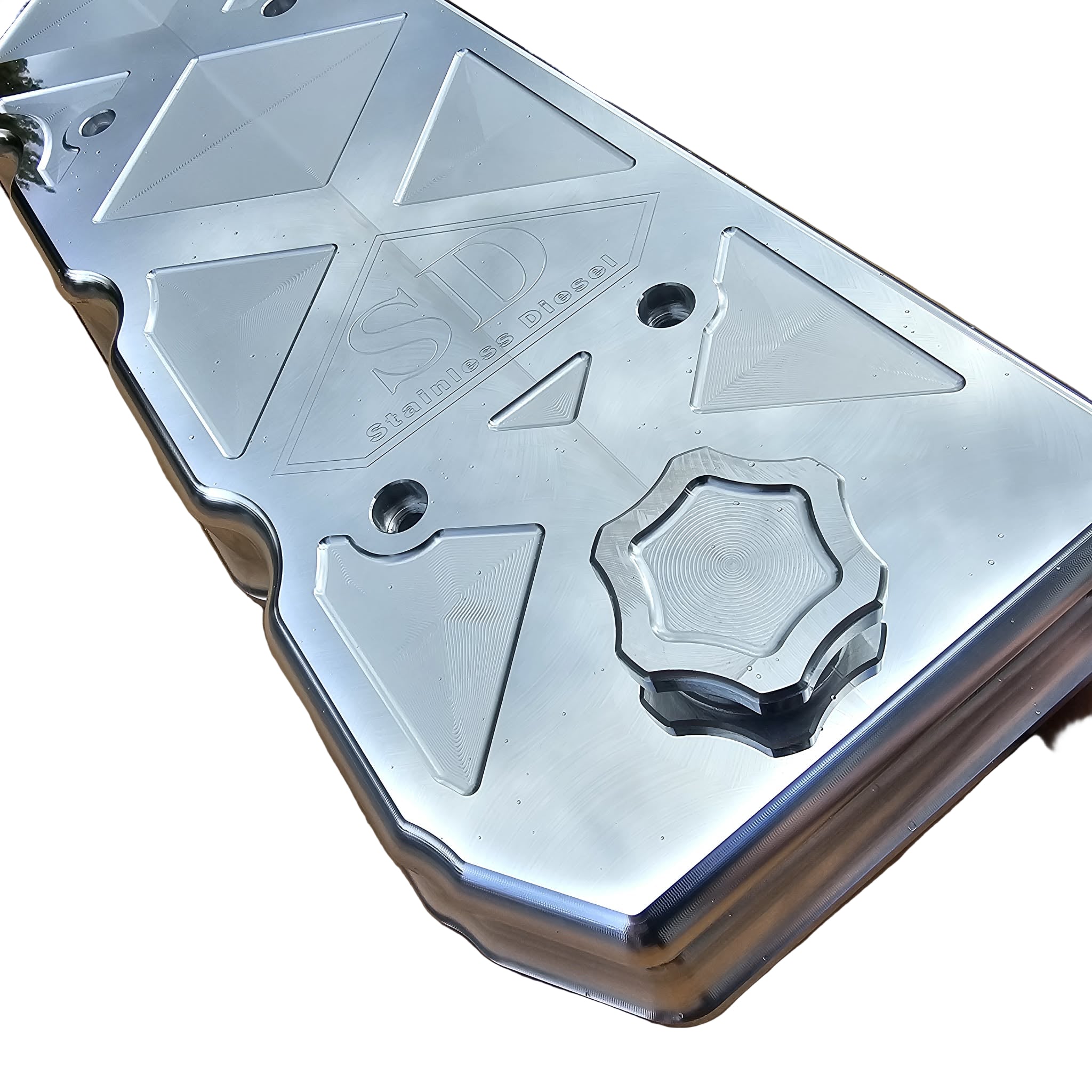Raw Billet Aluminum Valve Cover | 2006-2023 Dodge Ram 5.9 6.7