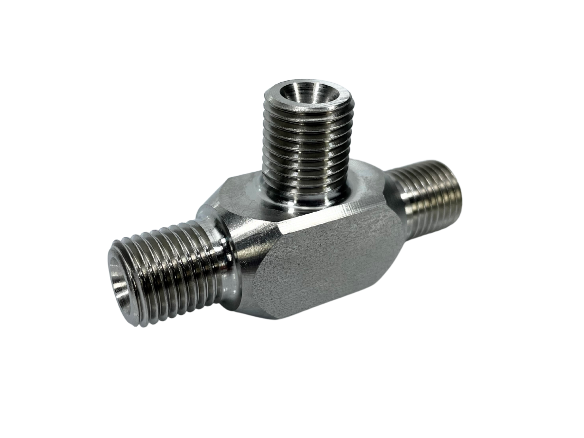 Exergy M14x1.5 Three Way T Fitting - 1-008-003