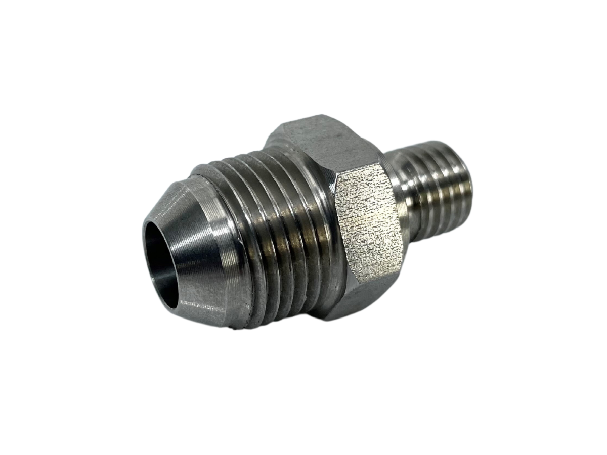 Exergy M12x1.5 to -8anHigh Flow CP3 Supply Fitting - 1-018-149