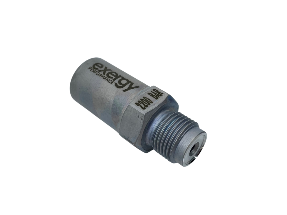 Exergy 2200 Bar (32 000 PSI) Pressure Relief Valve (M16x1.5 Outlet) | 2001-2004 Chevrolet 6.6 Duramax LB7
