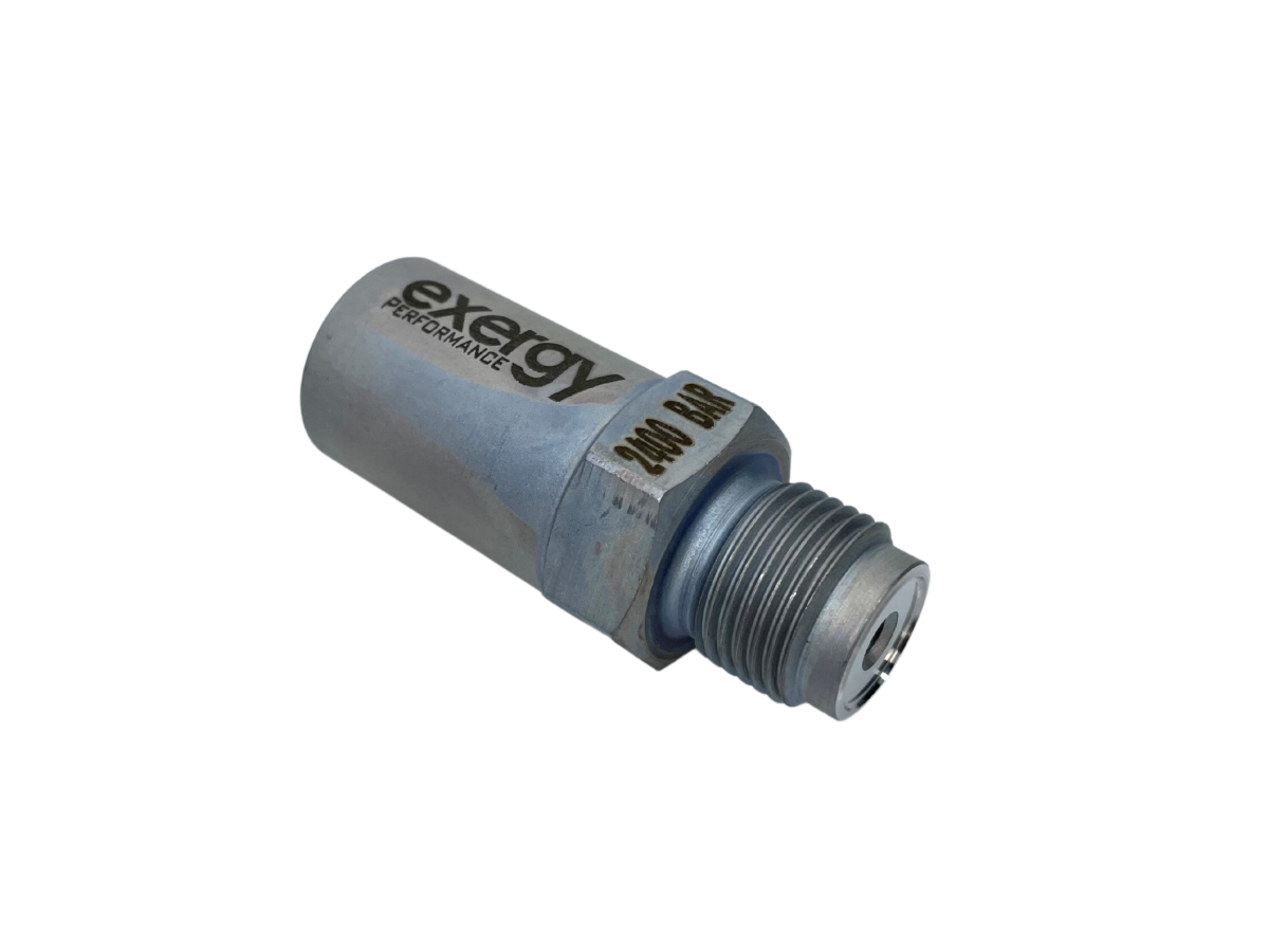 Exergy 2400 Bar (34 800 PSI) Pressure Relief Valve (M16x1.5 Outlet) RACE ONLY | 2001-2004 Chevrolet 6.6 Duramax LB7