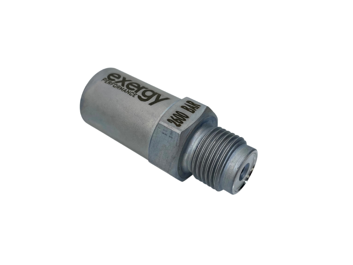 Exergy 2600 Bar (37 700 PSI) Pressure Relief Valve (M16x1.5 Outlet) RACE ONLY | 2001-2004 Chevrolet 6.6 Duramax LB7