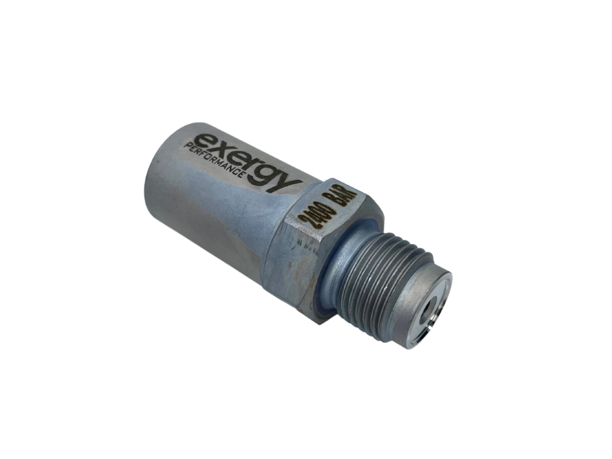Exergy 2400 Bar (34 800 PSI) Pressure Relief Valve (M14x1.5 Outlet) RACE ONLY | 2003-2004 Dodge Ram 5.9L Cummins