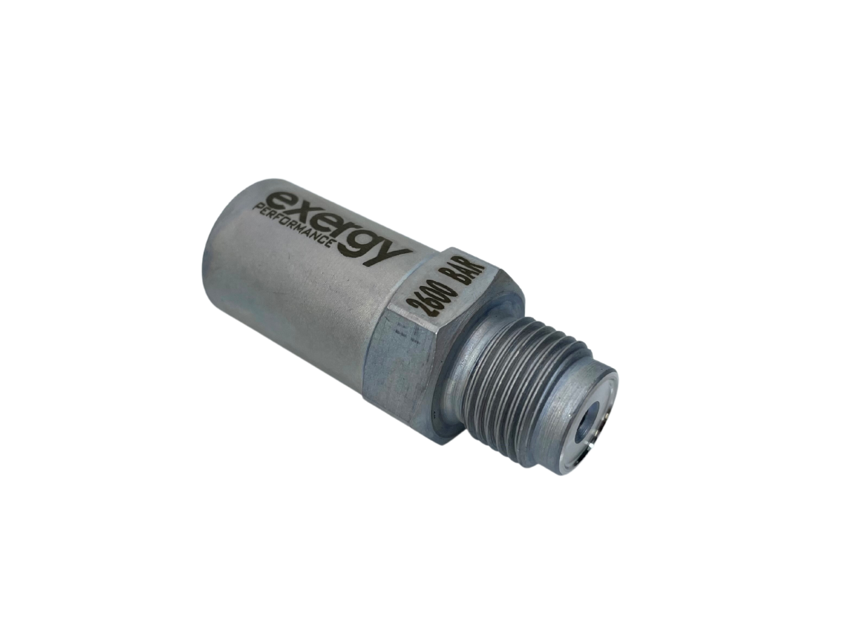 Exergy 2600 Bar (37 700 PSI) Pressure Relief Valve (M14x1.5 Outlet) RACE ONLY | 2003-2004 Dodge Ram 5.9 Cummins