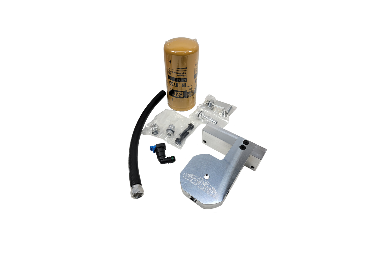 G&R Diesel CAT Fuel Filter Conversion Kit | 2019-2020 Dodge Ram 6.7 Cummins