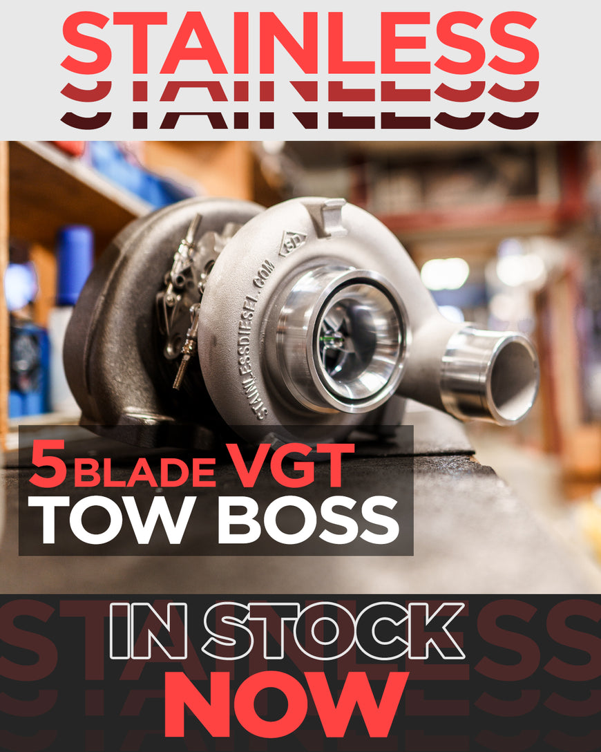 Stainless Diesel - 5 Blade Mafia Turbos for Cummins, Duramax & Powerst